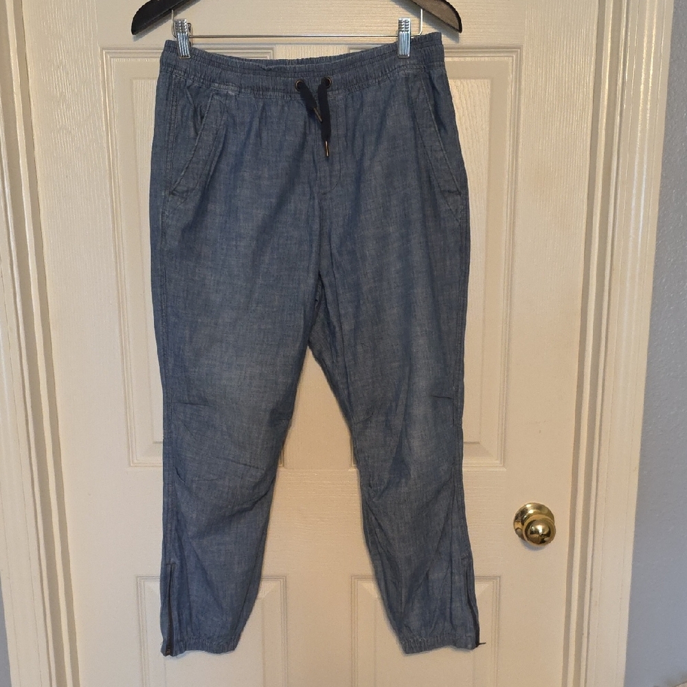 Polo by Ralph Lauren Light Blue Chambray Jogger Pants